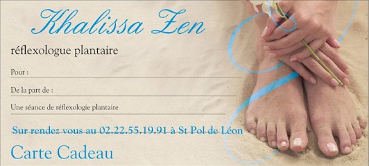khalissa zen, Réflexologue à Saint-Pol-de-Léon