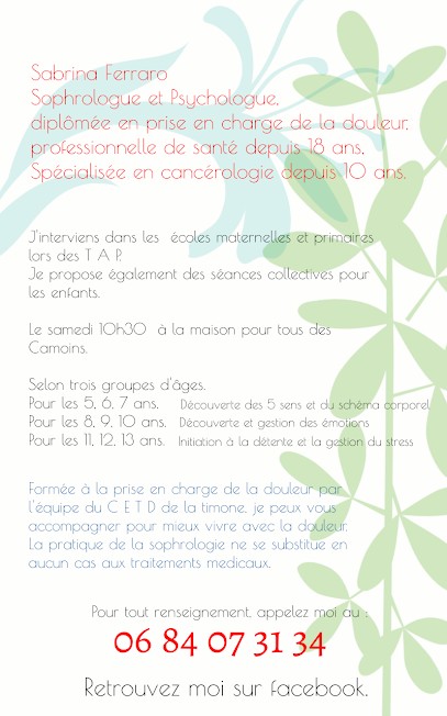 Sabrina Ferraro, Praticien de Médecine Alternative à Marseille 11