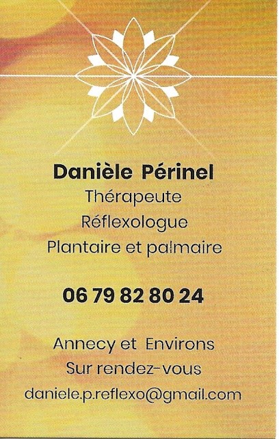 Danièle PÉRINEL - THÉRAPEUTE - RÉFLEXOLOGUE PLANTAIRE & PALMAIRE, Réflexologue à Annecy-le-Vieux
