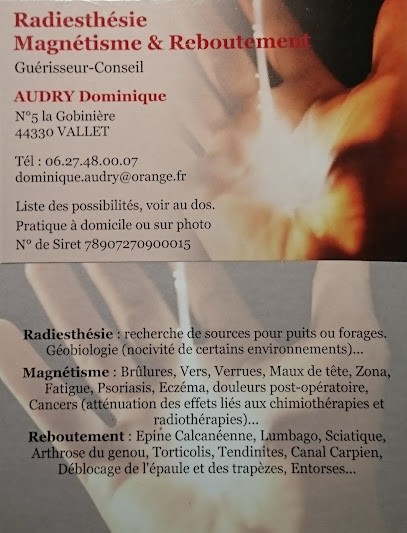 Audry Dominique, Praticien de Médecine Alternative à Vallet