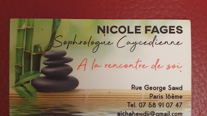 nicole fages sophrologue, Praticien de Médecine Alternative à Paris 16