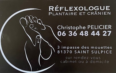 Réflexologue plantaire & crânien & auriculotherapie Christophe Pelicier, Réflexologue à Saint-Sulpice-la-Pointe