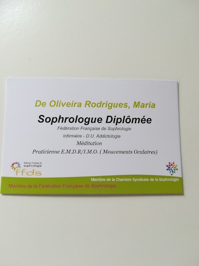Sophrologie Narbonne -DE OLIVEIRA RODRIGUES, Maria, Praticien de Médecine Alternative à Narbonne