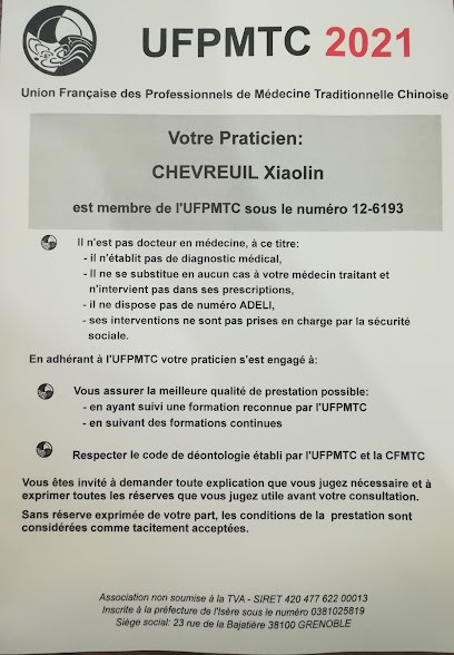 Xiaolin JI-CHEVREUIL - Médecine Traditionnelle Chinoise, Praticien de Médecine Alternative à Chantilly