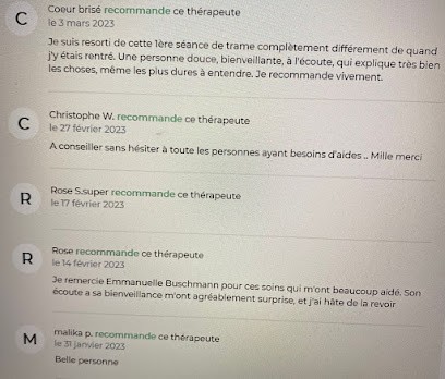 Emmanuelle BUSCHMANN - Sophrologue - Praticienne de la Trame - Opératrice en Hypnose Régressive, Praticien de Médecine Alternative à Merten