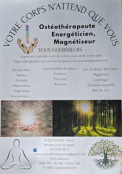Energeticien Magnetiseur Thierry Buissonniere, Praticien De Médecine Alternative à Clémensat