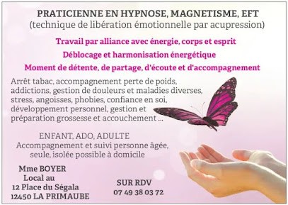 Mme Boyer Hypnose Magnétisme Eft, Praticien de Médecine Alternative à Luc-la-Primaube
