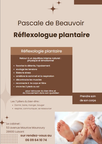 Pascale De Beauvoir Réflexologue, Réflexologue à Luisant