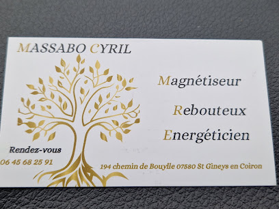 Massabo Cyril Magnétiseur Rebouteux Énergeticien Reiki, Praticien De Médecine Alternative à Alissas