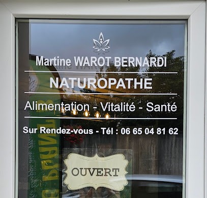 Martine WAROT BERNARDI NATUROPATHE, Praticien de Médecine Alternative à Moutiers-sur-le-Lay