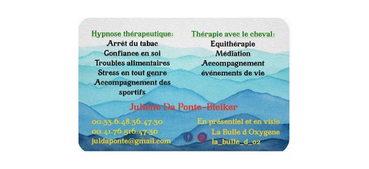 La Bulle D'Oxygène, Hypnothérapeute à Chevrier