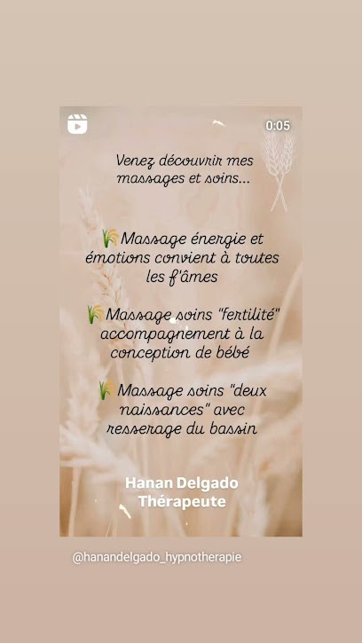 Delgado Hanan. Thérapies Holistique : soins du féminin. Hypnothérapeute, SOINS REBOZO, Massages., Hypnothérapeute à Saint-Julien-en-Genevois