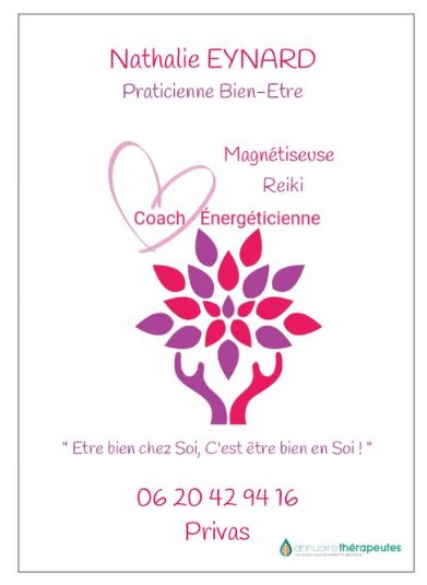 Coach - Énergéticienne. Spécialisée En Équilibre Energétique Et Développement Personnel - Nathalie Eynard Praticien De Médecine Alternative à Privas