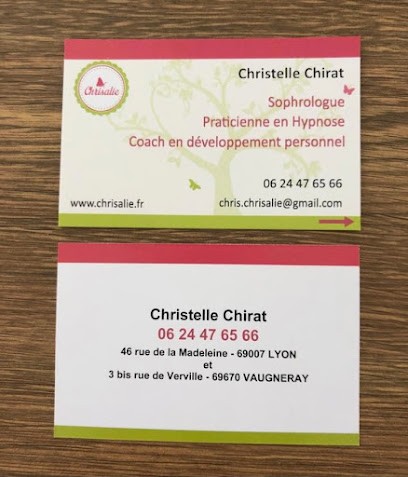 Christelle CHIRAT Hypnose Sophrologie, Hypnothérapeute à Lyon 07