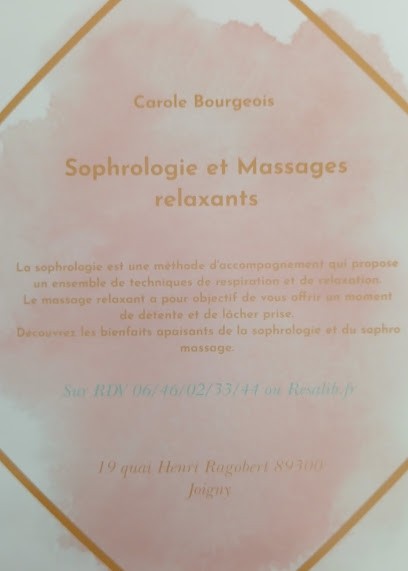 Carole Bourgeois Sophrologue, Praticien de Médecine Alternative à Joigny