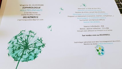 Sophrologue Hypnothérapeute - Virginie El Gueddar, Praticien de Médecine Alternative à Rouffiac-d'Aude