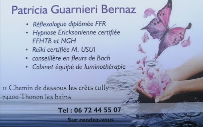 Patricia Guarnieri Bernaz, Réflexologue à Thonon-les-Bains