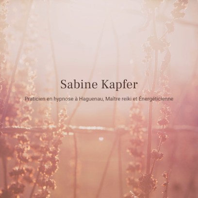 Hypnose Haguenau - Sabine Kapfer, Hypnothérapeute à Haguenau