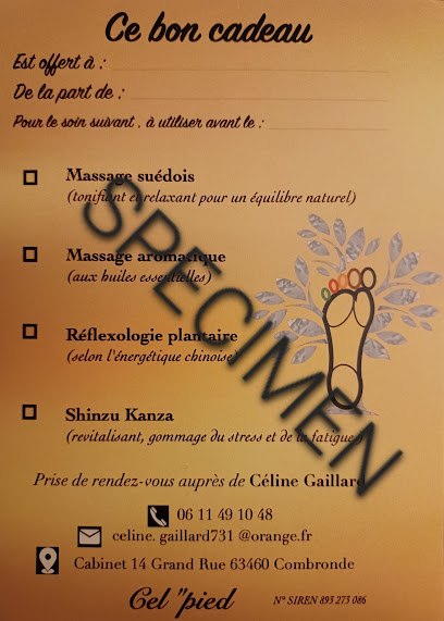 Cél'pied - Céline Gaillard, Réflexologue à Combronde