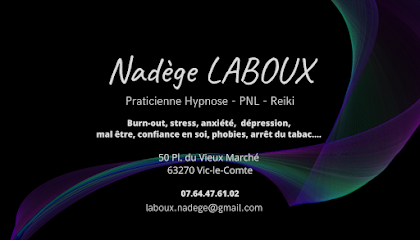Nadège Laboux Praticienne Hypnose - Pnl - Reiki, Service D'hypnothérapie à Vic-le-Comte