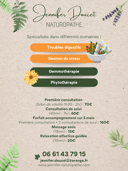 Jennifer Doucet Naturopathe, Praticien De Médecine Alternative à Velles