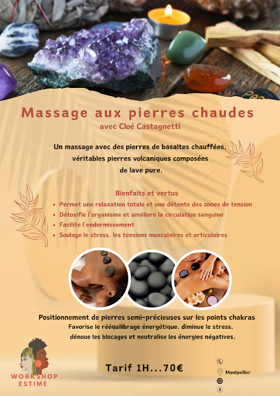 Massage Aux Pierres Chaudes - Cloé Castagnetti, Praticien De Médecine Alternative à Montpellier