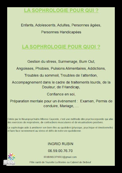 Ingrid Rubin Sophrologue, Praticien de Médecine Alternative à Tourville-la-Rivière